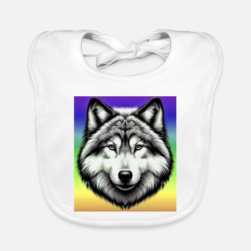 Wolf Organic Baby Bibs