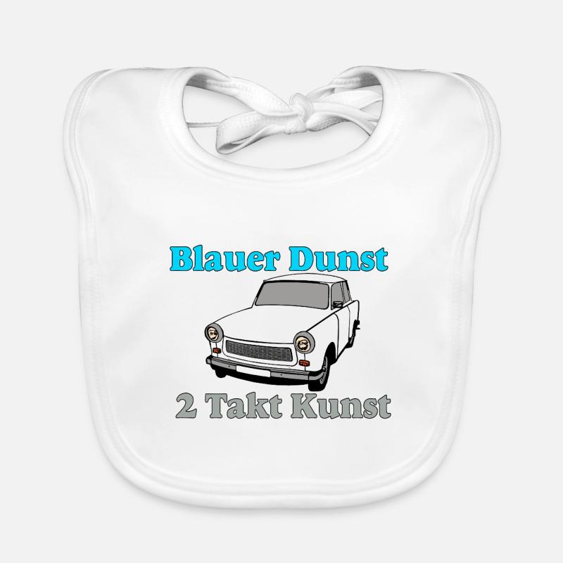  Trabi DDR, Blauer Dunst (25) Baby Bio-Lätzchen