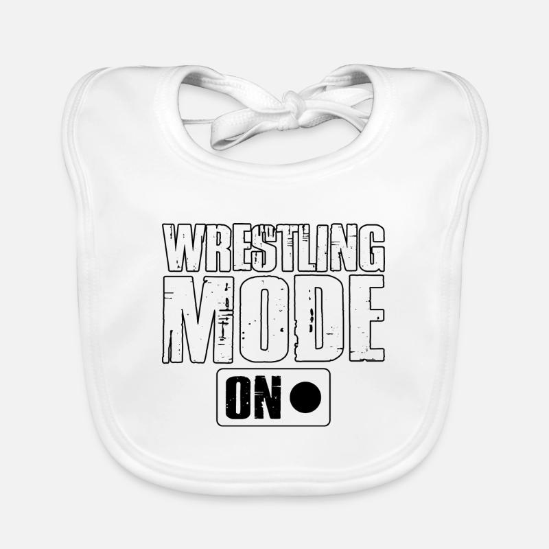Wrestling-Modus Ein Baby Bio-Lätzchen