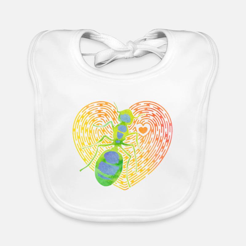 fourmi Bavoir bio Bébé