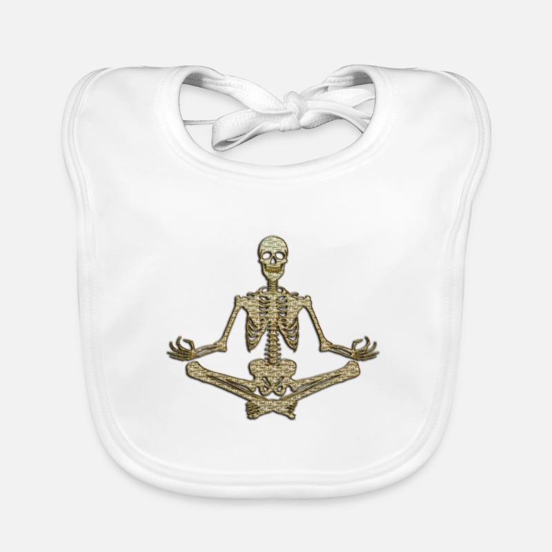 Skeleton Organic Baby Bibs