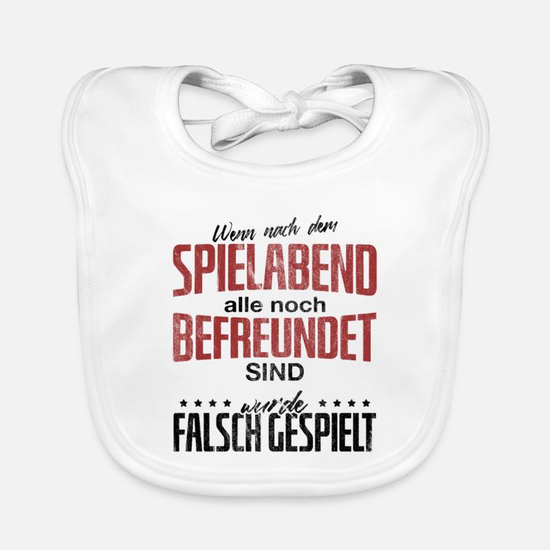 Brettspiele Baby Bio-Lätzchen