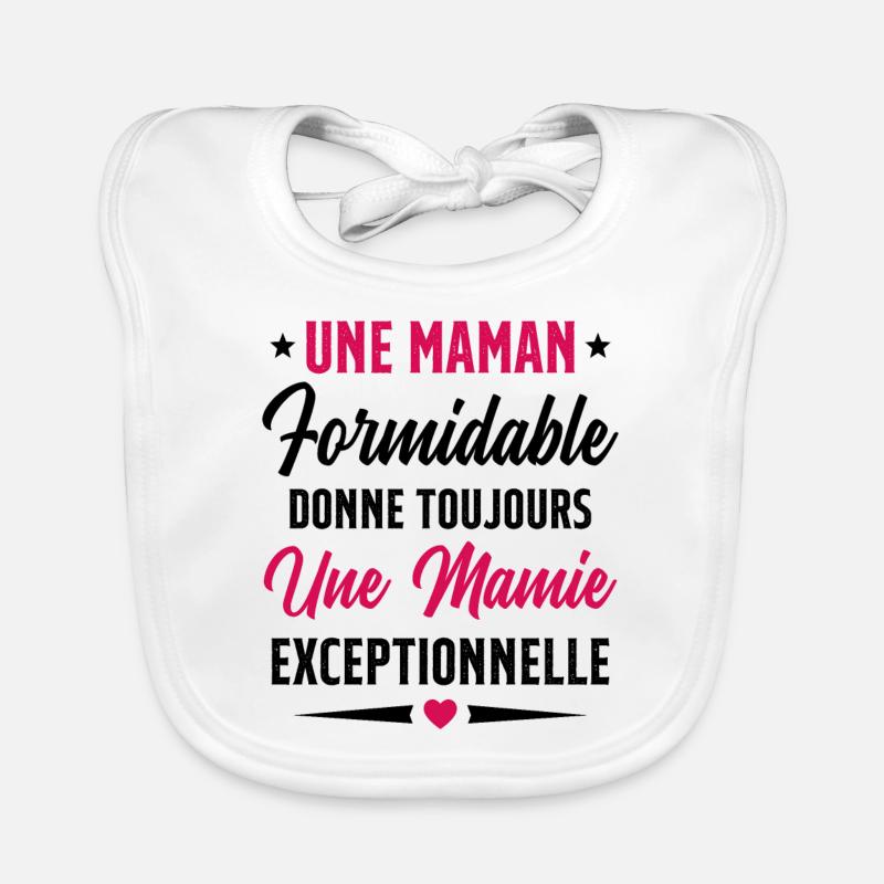 Grand-Mère - Une Mamie Exceptionnelle Bavoir bio Bébé