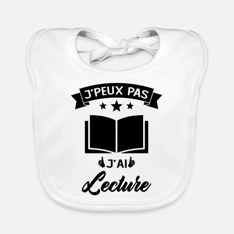 Je Peux Pas J'ai Lecture Cadeau Bavoir bio Bébé