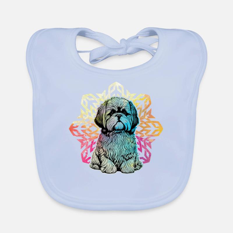 Shih Tzu Bavoir bio Bébé