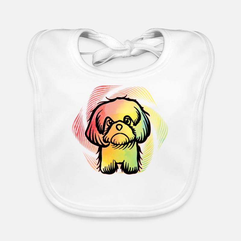 Shih Tzu Bavoir bio Bébé