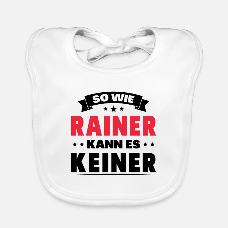 So wie Rainer kann es keiner Baby Bio-Lätzchen
