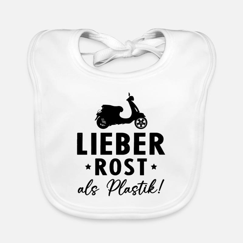 Lieber Rost als Plastic Baby Bio-Lätzchen