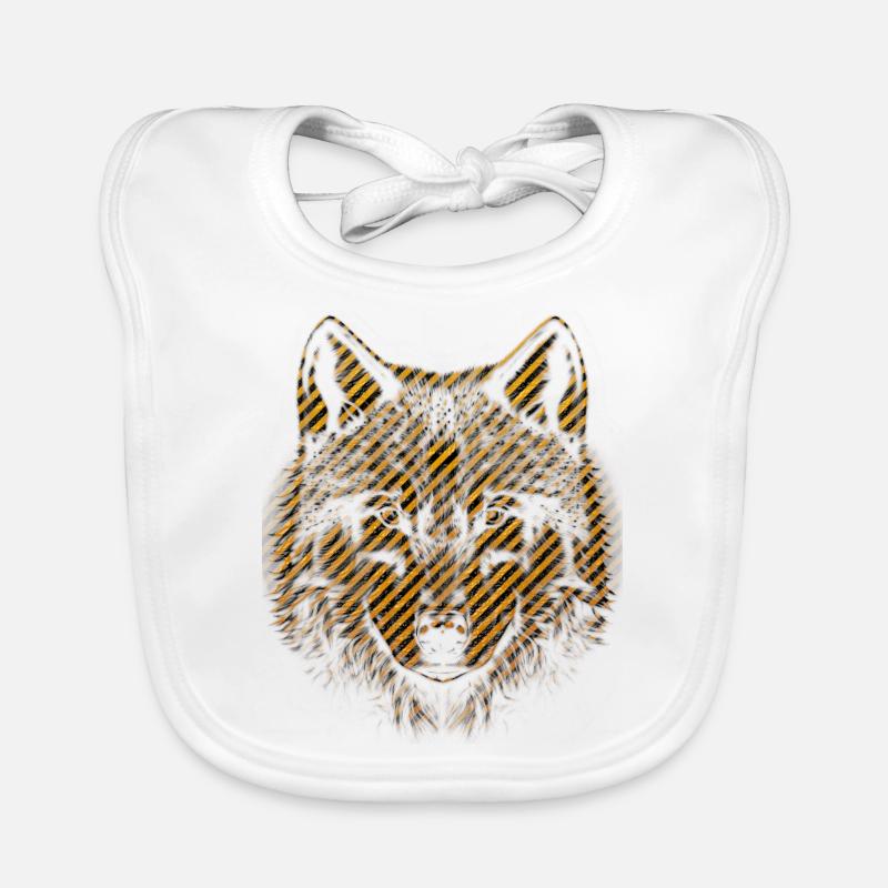 Loup Bavoir bio Bébé