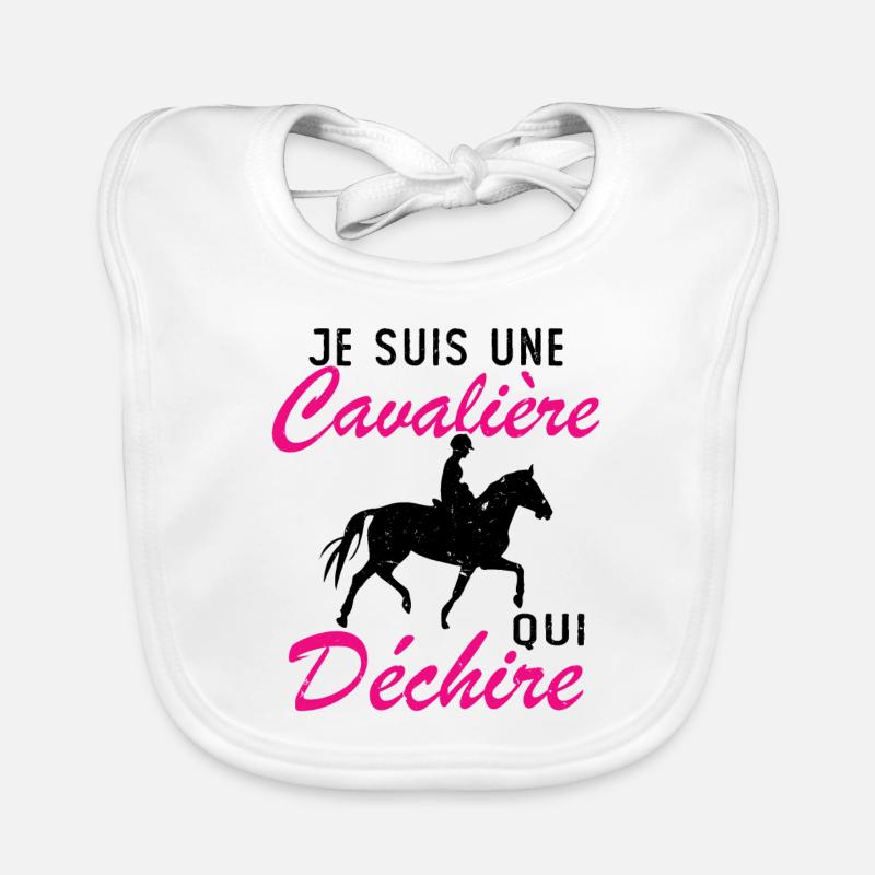 I'm a Rider Who Tears Gift Organic Baby Bibs