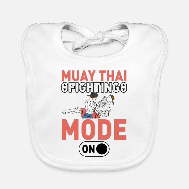 Mode de combat Muay Thai activé Bavoir bio Bébé