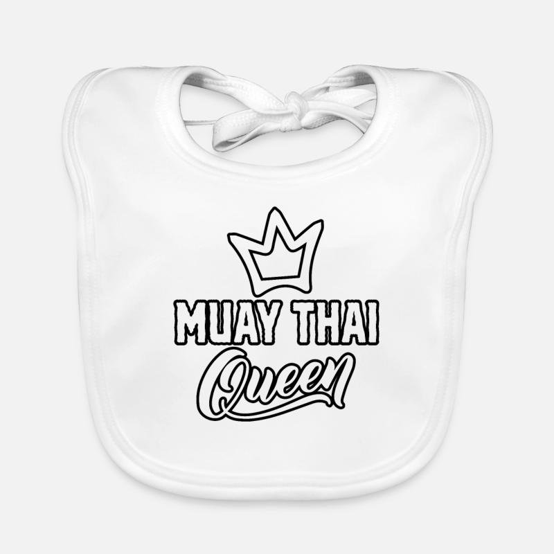 Muay Thai Königin Baby Bio-Lätzchen