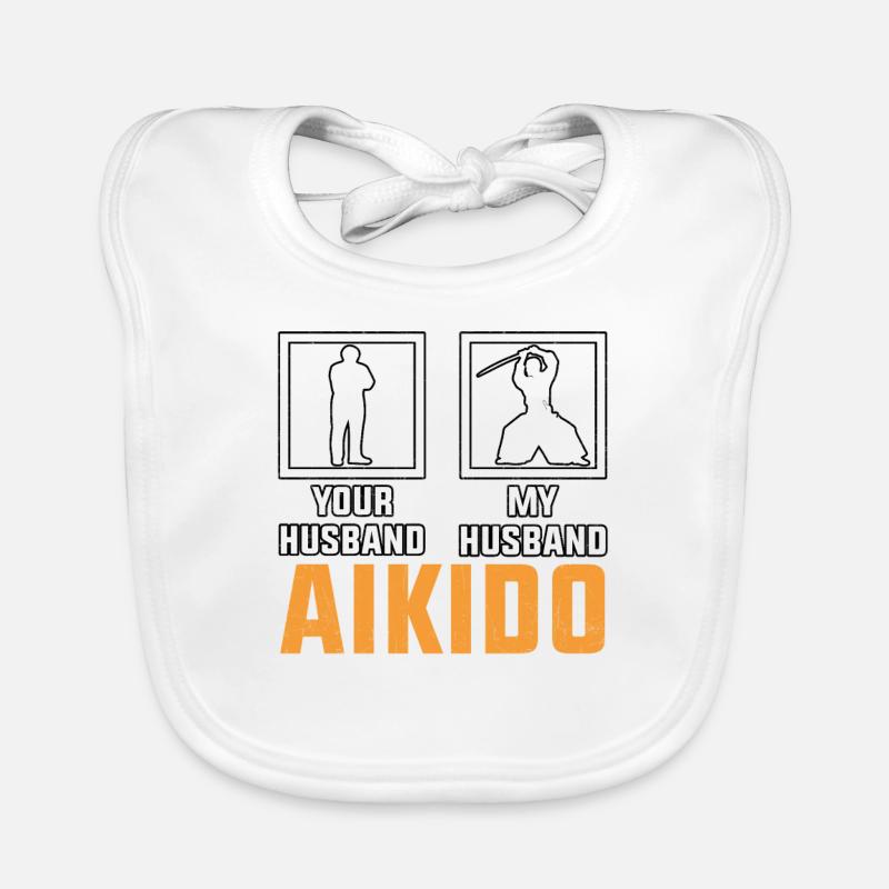 Aikido Ehemann Baby Bio-Lätzchen