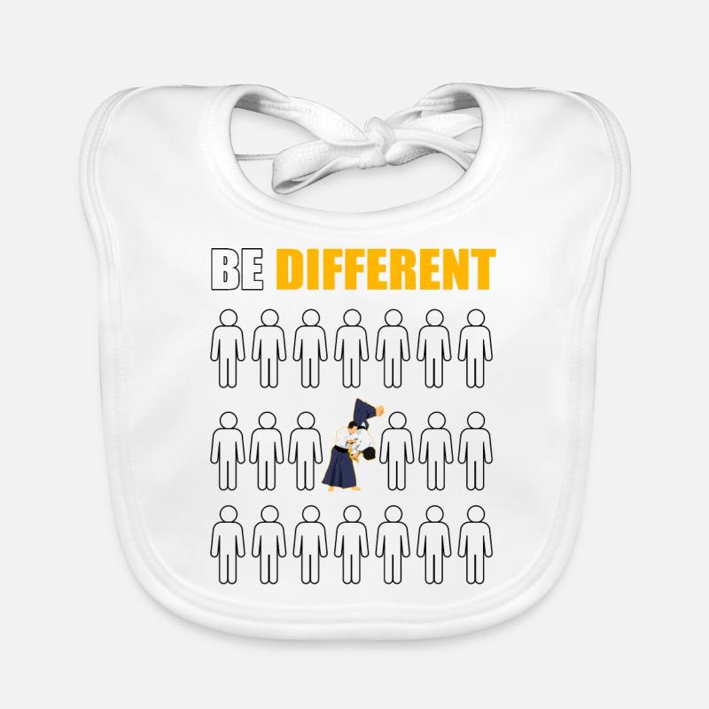 Be Different Aikido Bavoir bio Bébé
