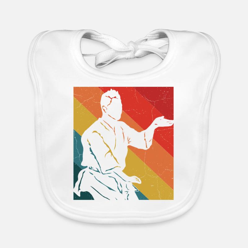 Wing Chun Kung Fu Bavoir bio Bébé