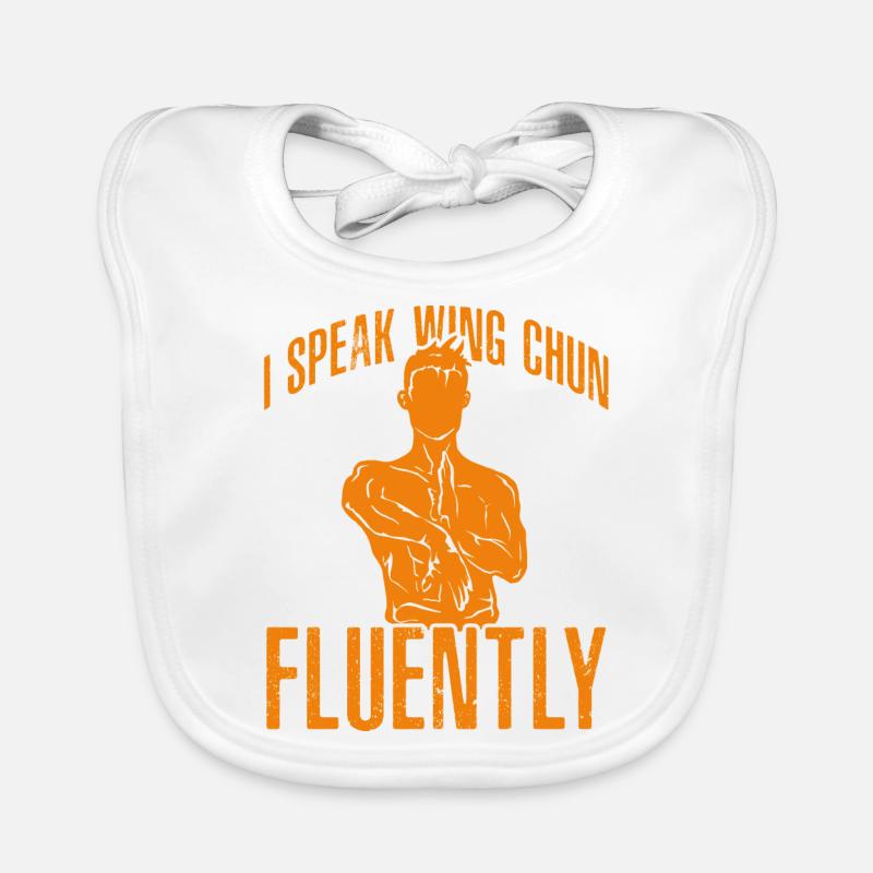 I speak Wing Chun fluently Organic Baby Bibs