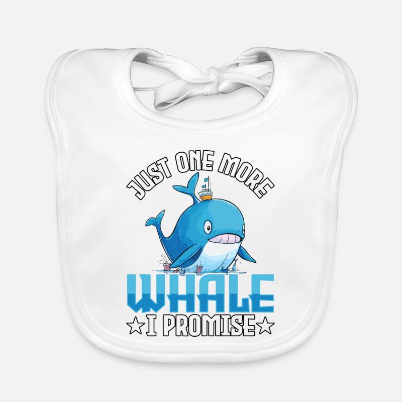 Juste une baleine de plus, je vous le promets Bavoir bio Bébé