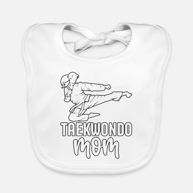 Taekwondo-Mutter Baby Bio-Lätzchen