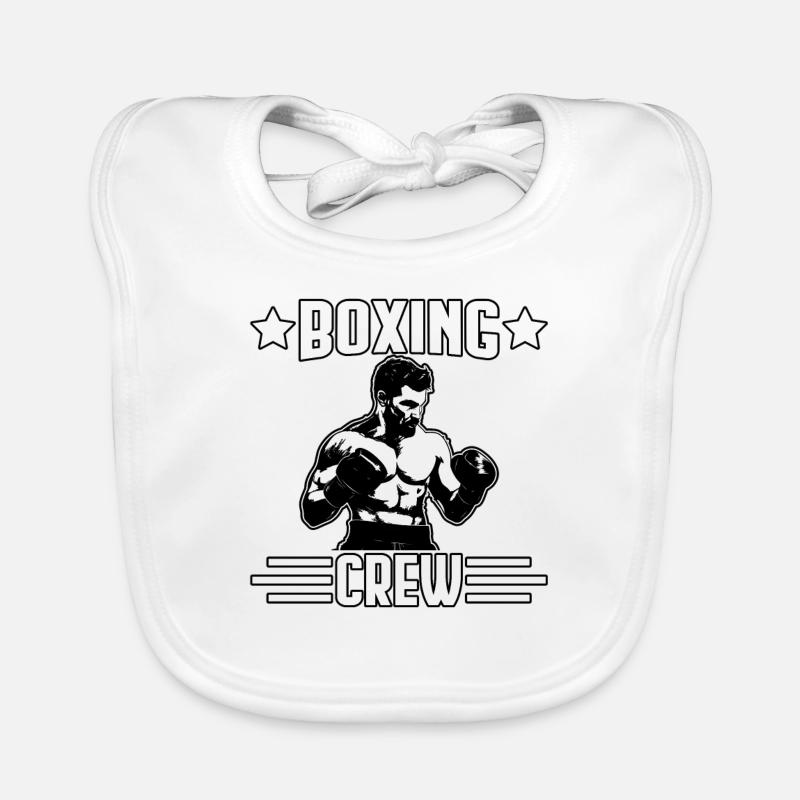 Boxing Crew Organic Baby Bibs
