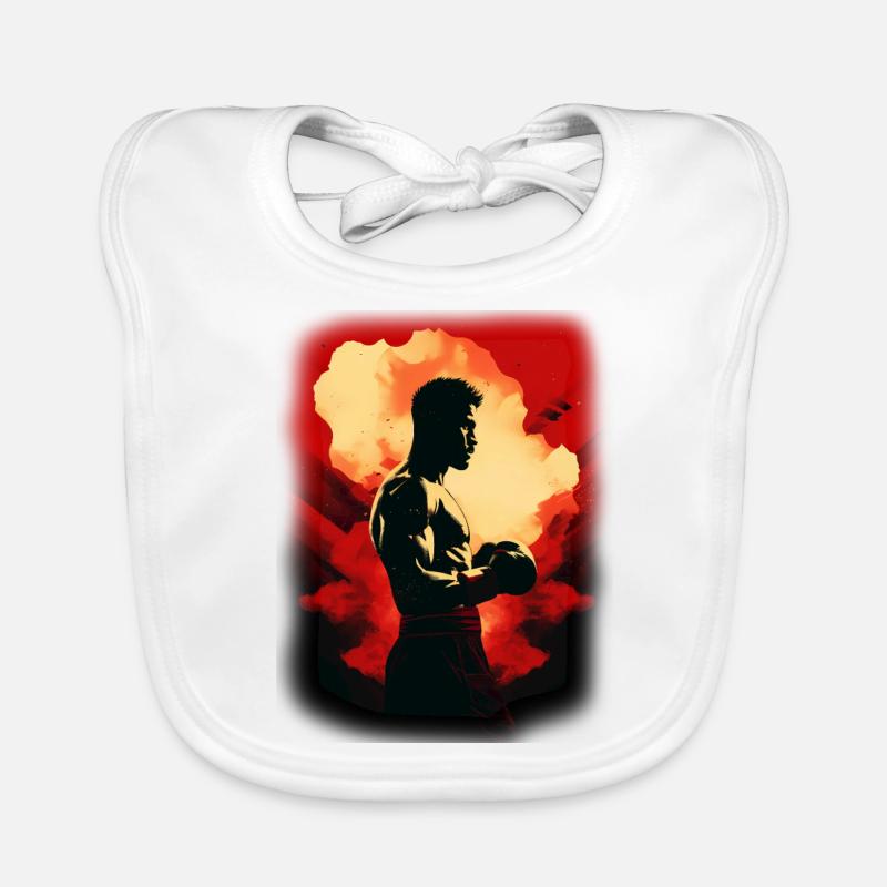 Boxe Bavoir bio Bébé