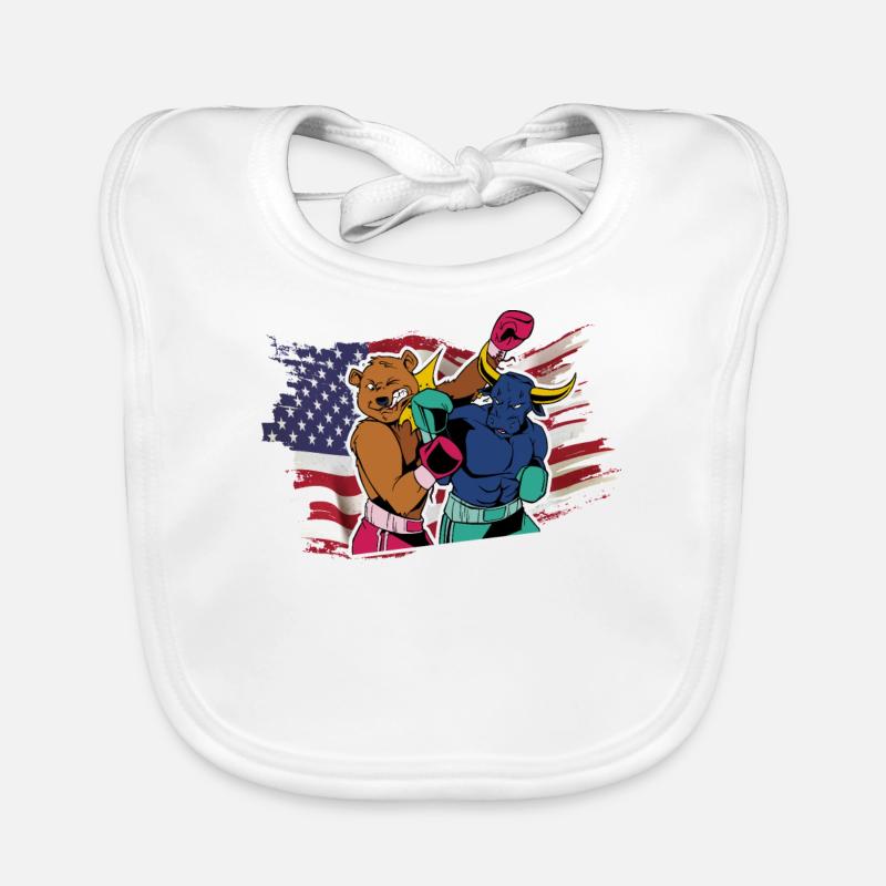 Boxe États-Unis Bavoir bio Bébé