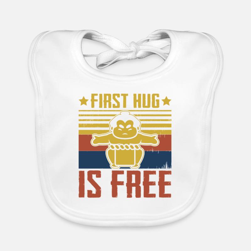 First Hug is free Organic Baby Bibs