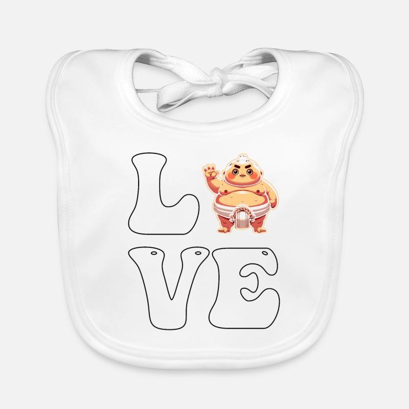 Sumo-Liebe Baby Bio-Lätzchen
