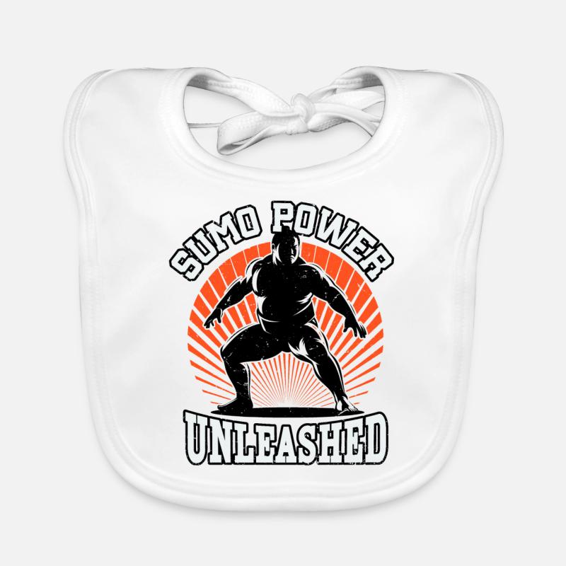 Sumo Power unleashed Organic Baby Bibs