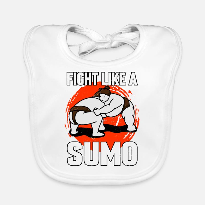 Combattez comme un sumo Bavoir bio Bébé