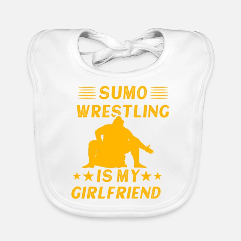 Sumo-Ringen ist meine Freundin Baby Bio-Lätzchen