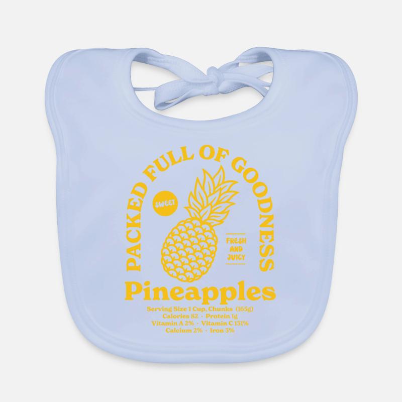 Ananas Nutritionnel Bavoir bio Bébé