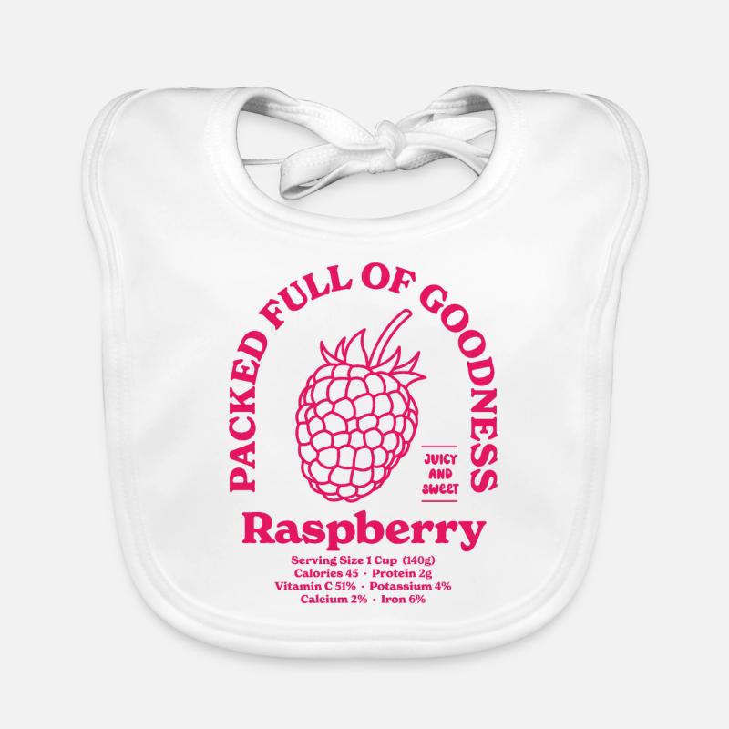 Framboise Nutritionnelle Bavoir bio Bébé