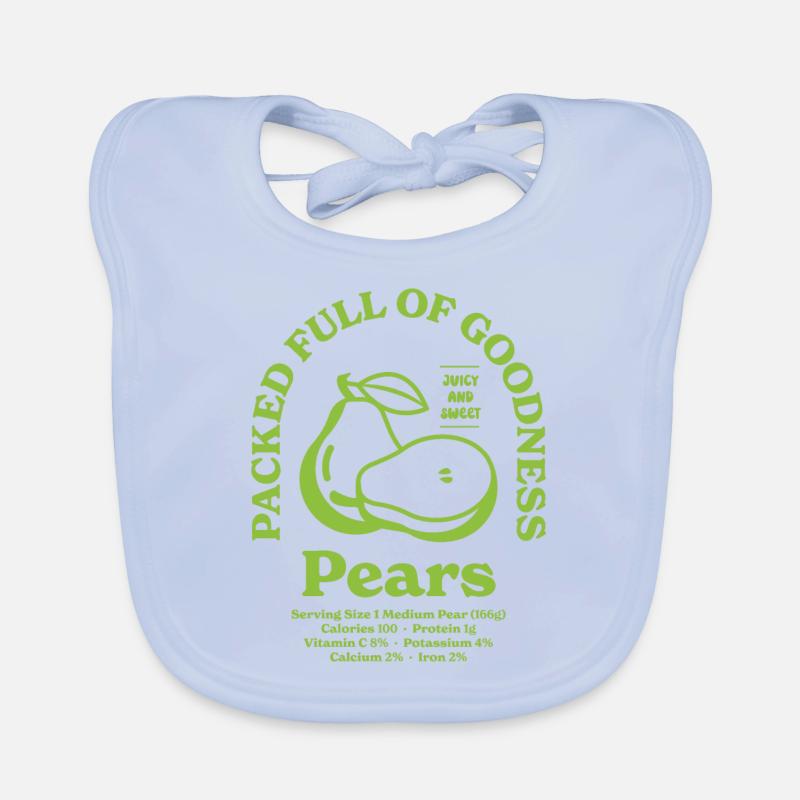Pears Nutritional Organic Baby Bibs