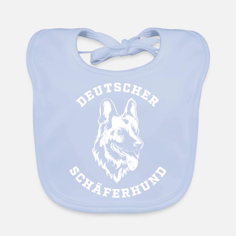Chien de berger Bavoir bio Bébé
