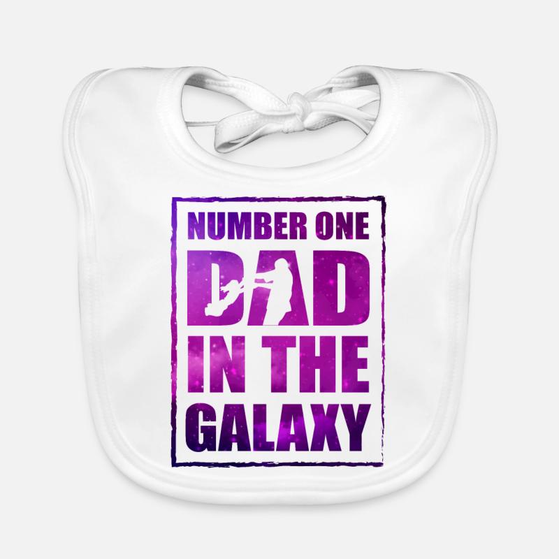 Vater Nummer eins in der Galaxis Baby Bio-Lätzchen