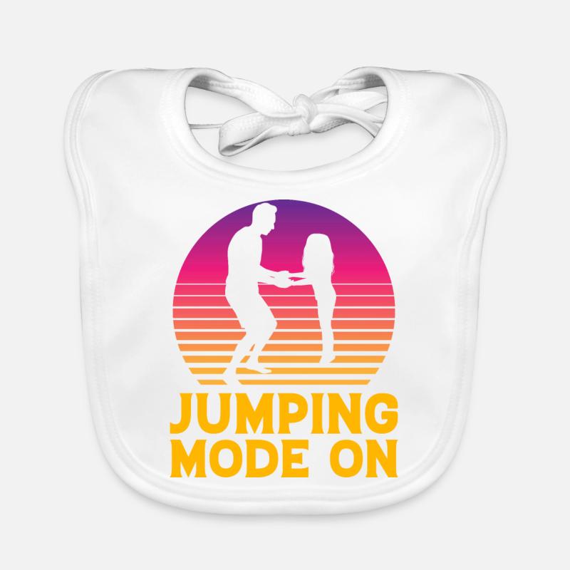 Mode Saut activé Bavoir bio Bébé