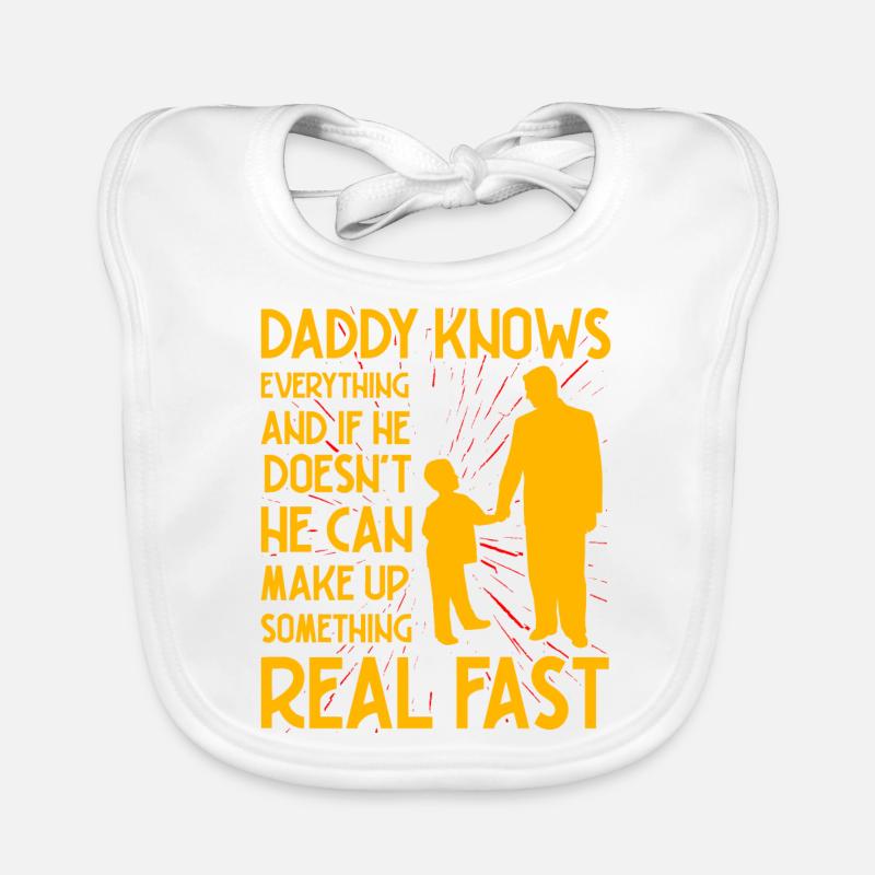 Papa sait tout Bavoir bio Bébé