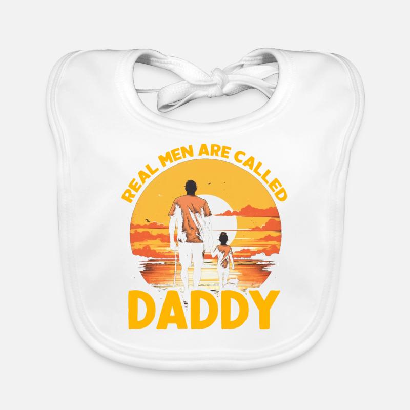 Echte Männer heißen Daddy Baby Bio-Lätzchen
