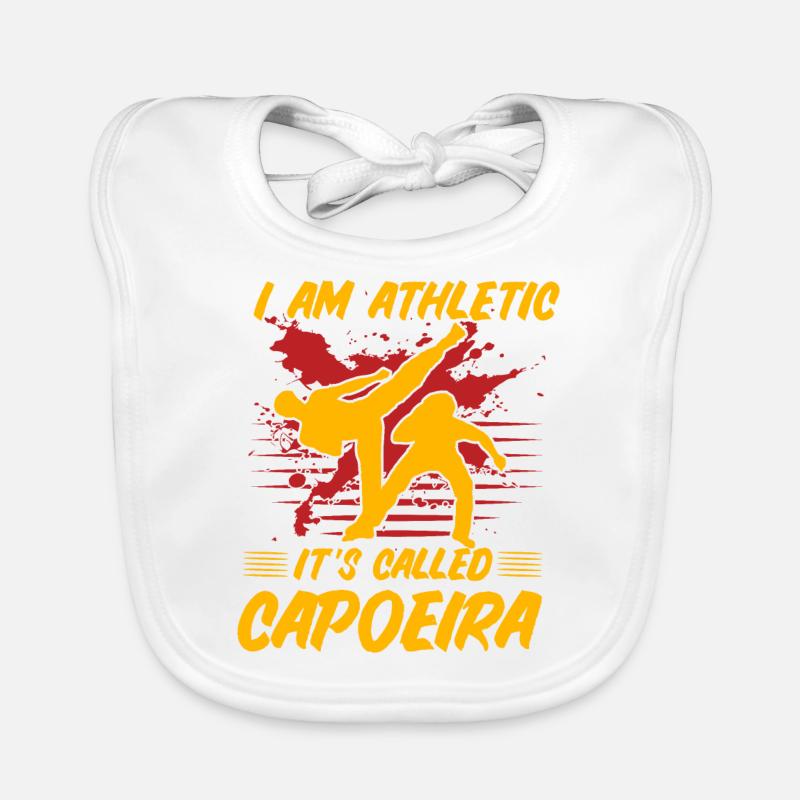 Je suis Athletic ça s’appelle Capoeira Bavoir bio Bébé