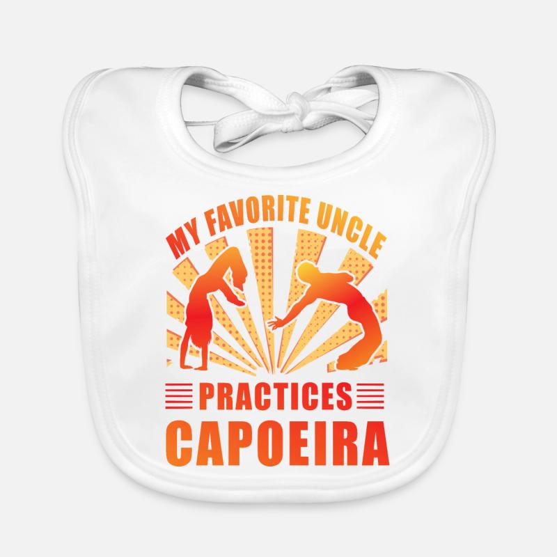 My favorite uncle practices Capoeira Organic Baby Bibs