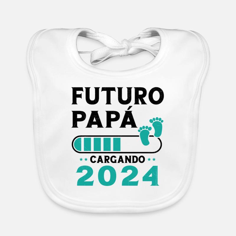 Futur Pape 2024 Bavoir bio Bébé