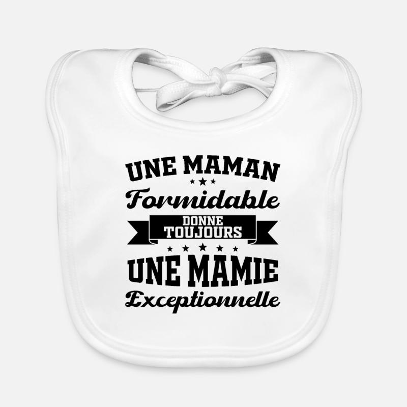 Gift for Grandma - An Exceptional Granny Organic Baby Bibs