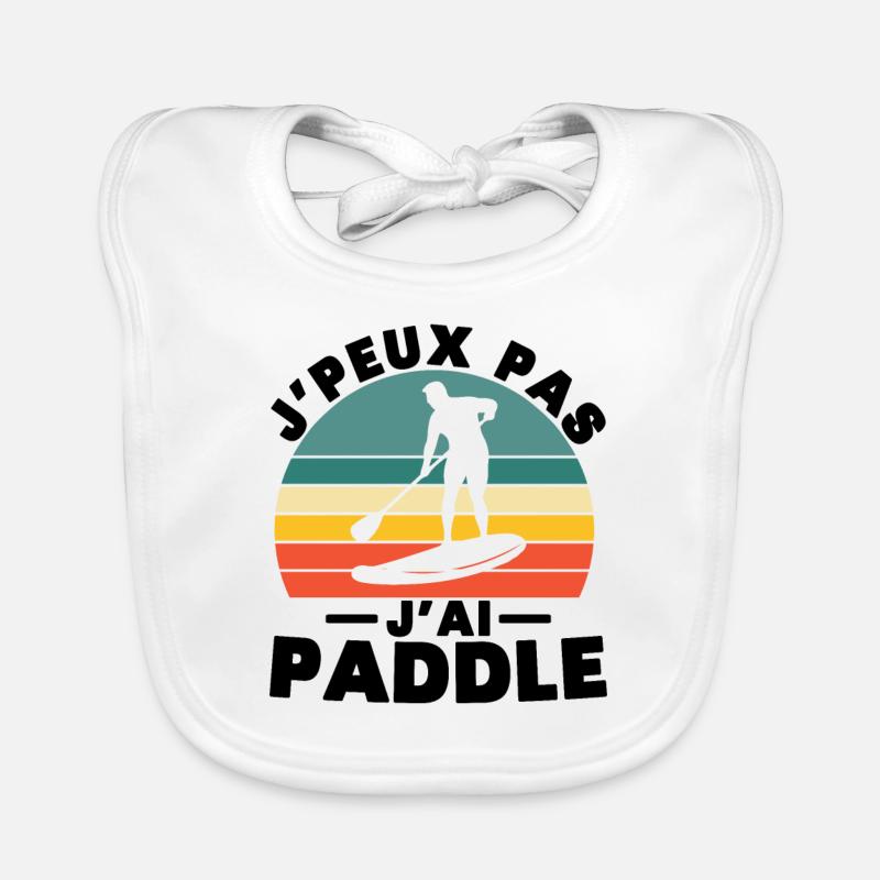 I can't I paddle Organic Baby Bibs