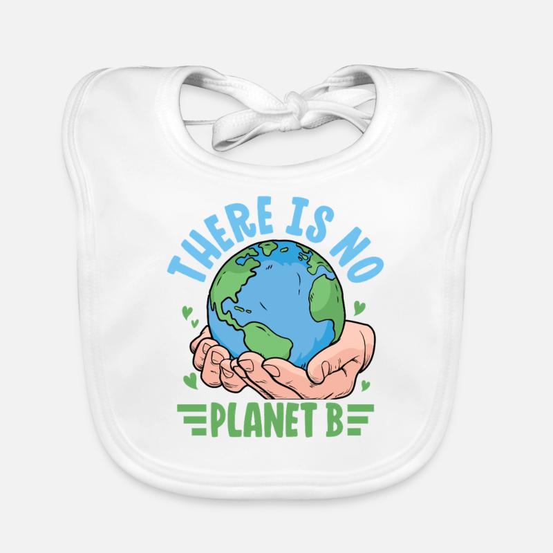 Il n’y a pas de planète B Bavoir bio Bébé