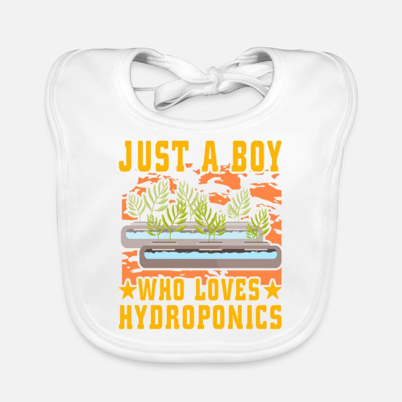 Just a Boy, der Hydroponik liebt Baby Bio-Lätzchen