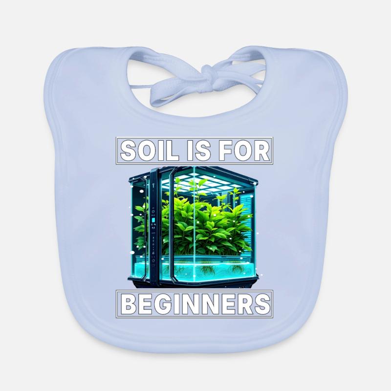 Le sol est pour les débutants Bavoir bio Bébé