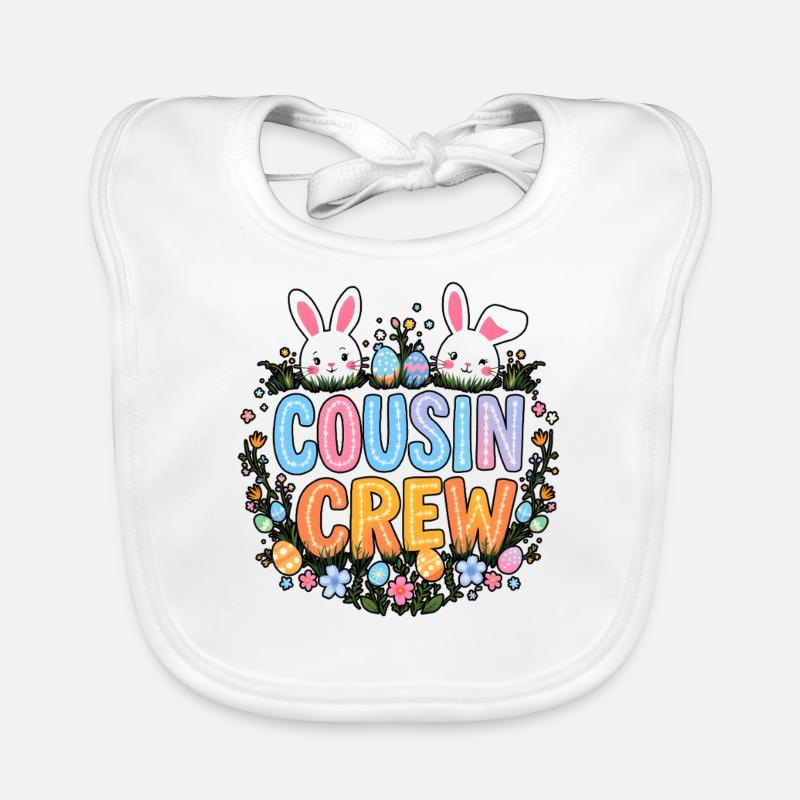Équipage de cousins Bavoir bio Bébé