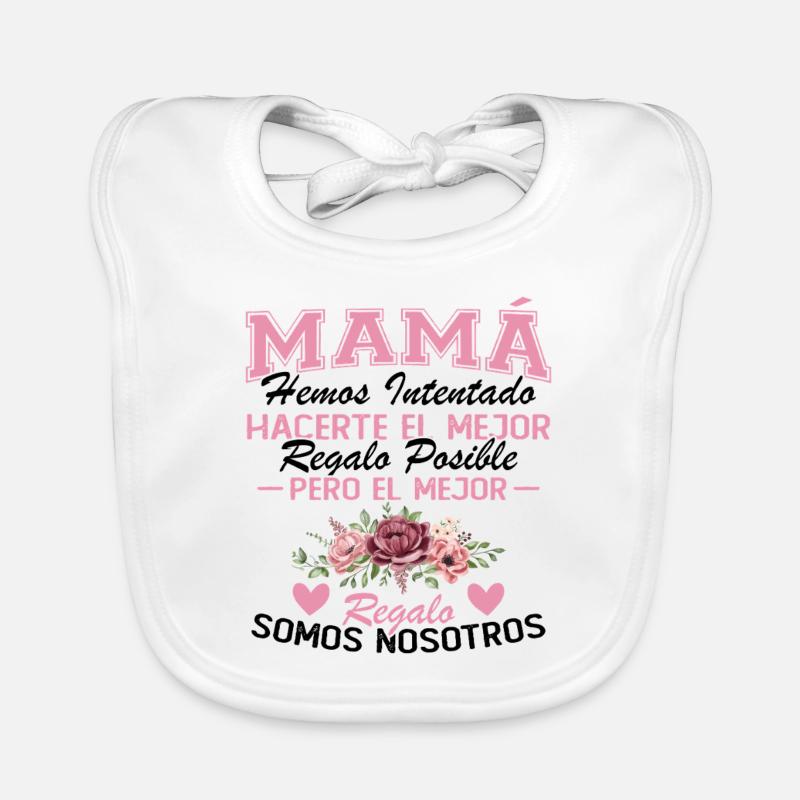 Mama, aber das schönste Geschenk sind wir Baby Bio-Lätzchen