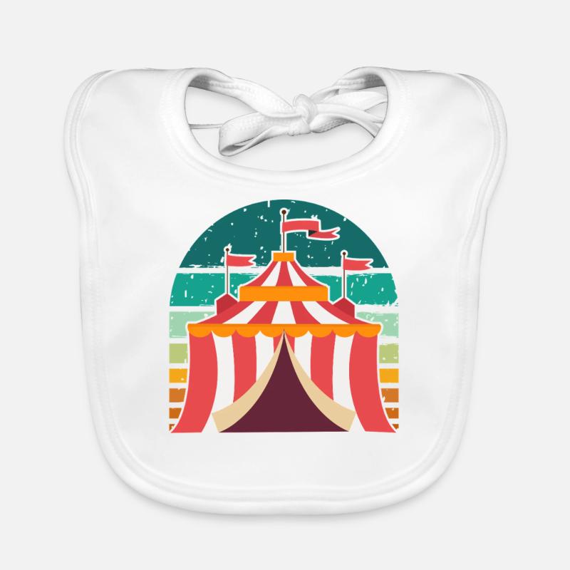 Circus Organic Baby Bibs