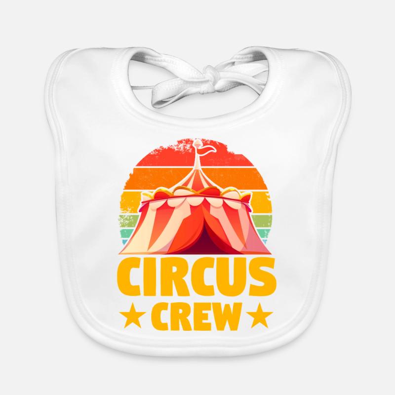 Équipe de cirque Bavoir bio Bébé